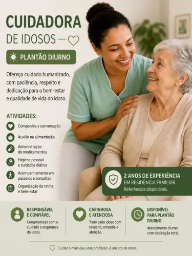 Cuidadora de idoso 