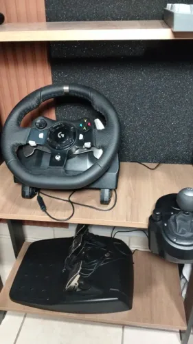 Volante Logitech G920 + Câmbio Driving Force | Pouco Usado