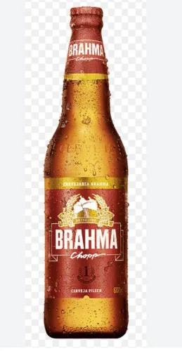 Cerveja brahma 600, não precisa devolver os cascos 