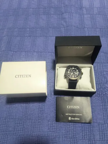 Relógio Citizen eco drive Land Jv1007-07e original