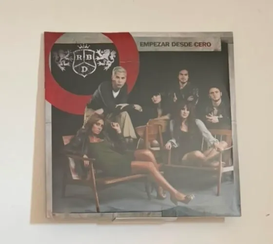DISCO DE VINIL EMPEZAR DESCE CERO RBD DUPLO VERMELHO