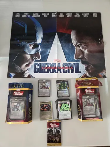 Vendo parte da coleção Guerra Civil Battle Scenes - Marvel