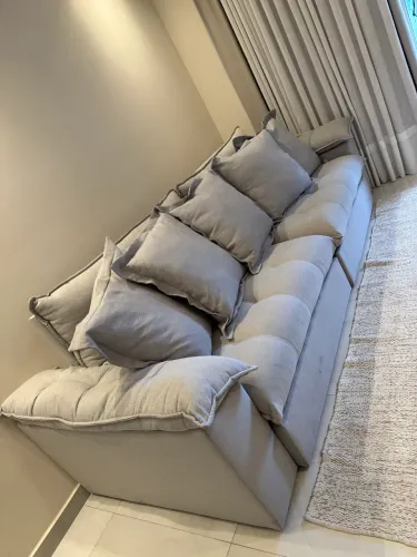 Sofá reclinável 6 lugares