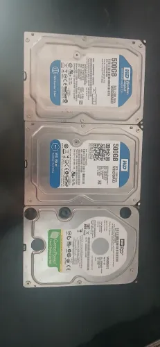 3 HDDs 500GB