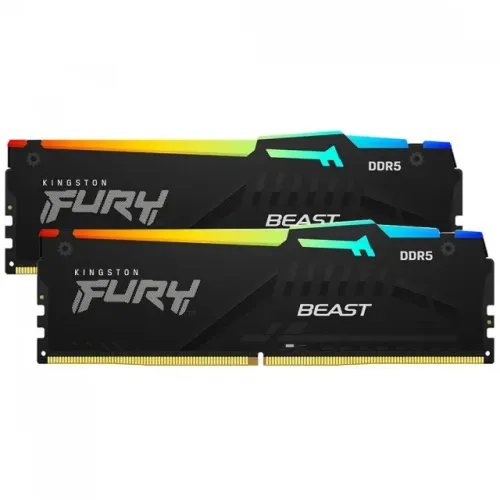 Memória DDR5 Kingston, 32GB (2x16GB) 5600Mhz, Fury Beast - SOMOS LOJA