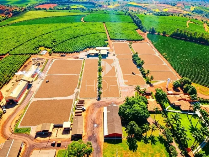 Fazenda cafeeira à venda com 1.333 hectares - 900 hectares em café - alta produtividade -