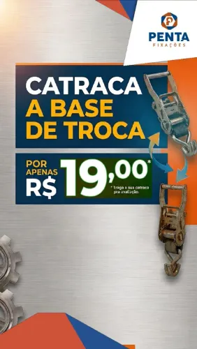 Catraca a base de Troca por nova