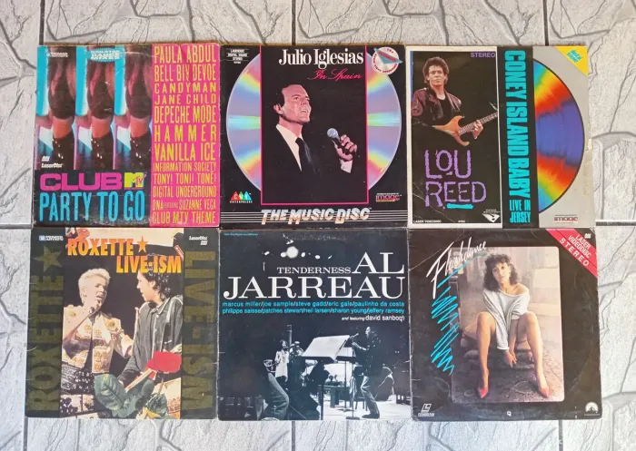Capas para Mídias de Laser Disc 