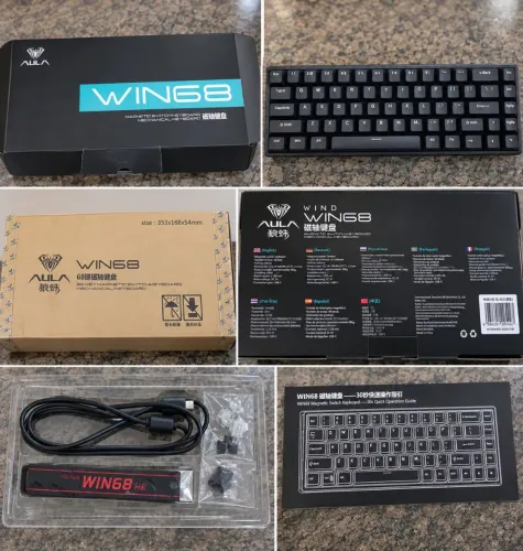 Teclado Magnético AULA WIN68 HE Novo