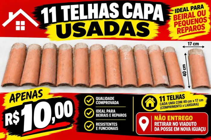 Telhado colônial usado