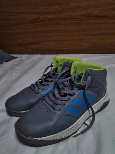 Tênis Adidas Originals Cloudfoam Ilation Mid Cano Alto Original - Cinza (Tamanho 36)