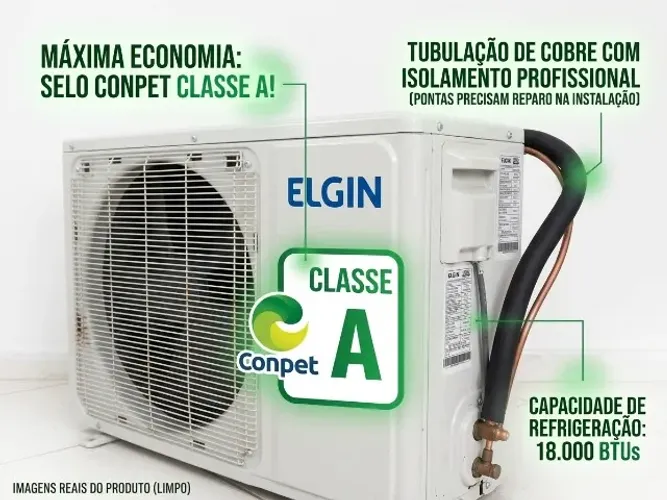 Ar-Condicionado Split Elgin 18.000 BTUs (Só Frio) ? Gelando 100%!