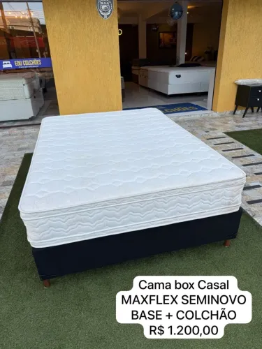 Conjunto Box Casal Maxflex SEMINOVO com ENTREGA