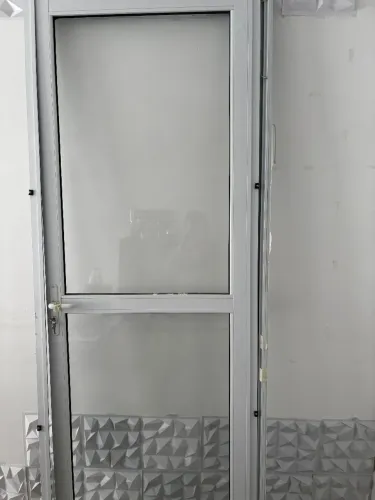 Porta de alumínio de vidro para cozinha