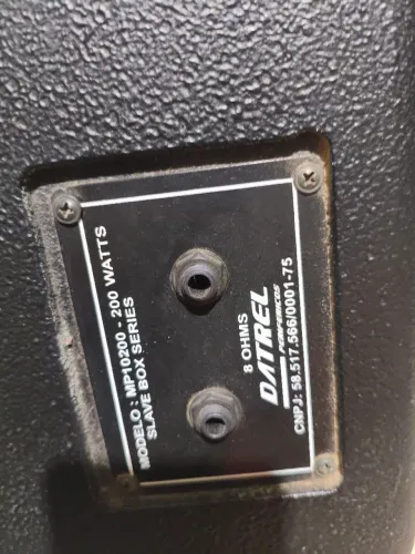Caixas de som datrel 10polegadas 200w passivas 