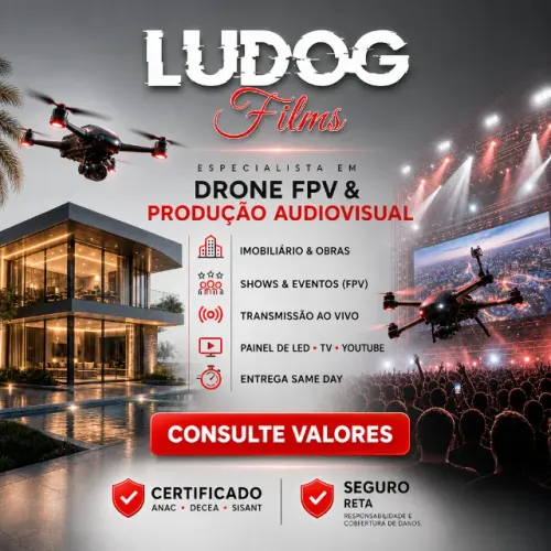 Contrate Serviços de DRONE: Imobiliários, Obras, Confraternizações, Eventos, Festas e etc.