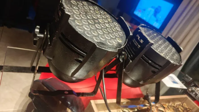 Canhão de led RGB 54x3w 