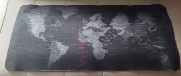 Mousepad mapa gamer 90x40  antiderrapante 