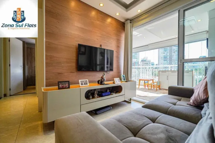 Apartamento à Venda Na Vila Mariana Com 2 Dormitórios Sendo 1 Suíte e 2 Vagas - Varanda Go