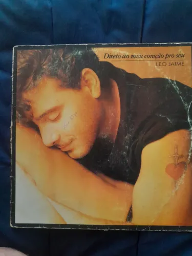 LP Vinil Leo Jaime - Direto ao Meu Coração pro Seu (1988) - Pop Rock Anos 80