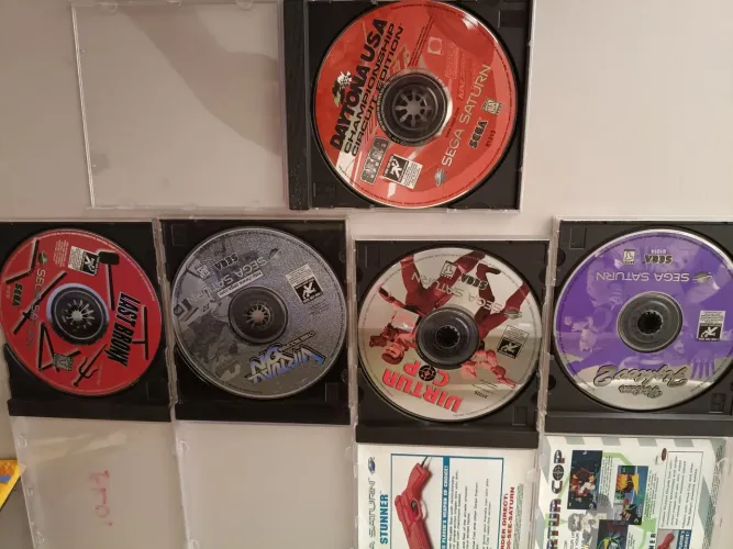 Lote Sega Saturn jogos originais americano
