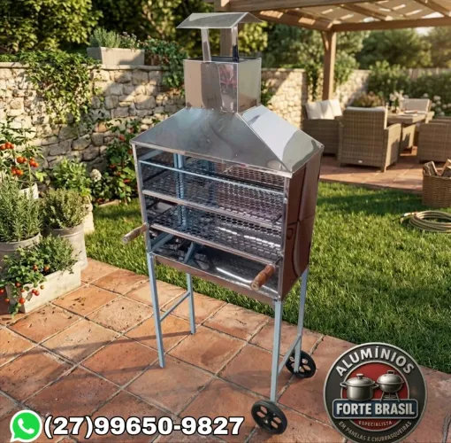 Churrasqueira carrinho para churrasquinho/espetinho ambulante - super oferta 