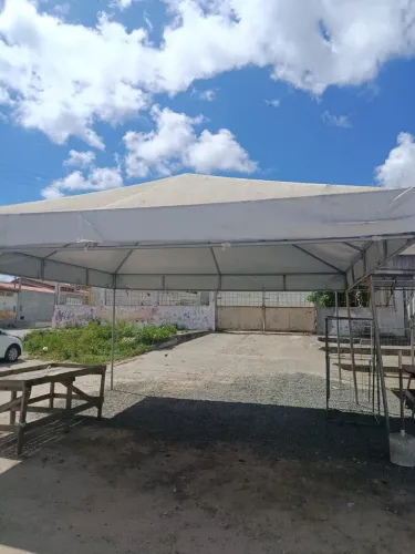 Tenda 3x3 Piramidal Completa Galvanizada