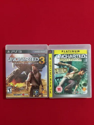 Uncharted Drake Fortune + Uncharted Drake Deception - R$ 70,00 os dois juntos ( lote )