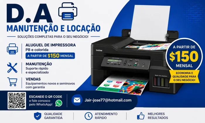 Locação de impressora ? 