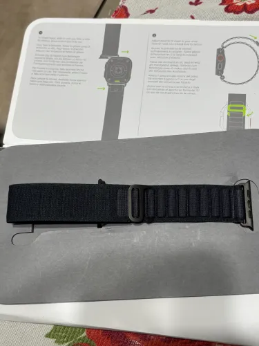 Pulseira alpine black original ultra com caixa