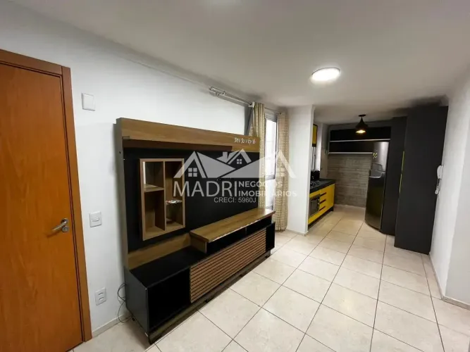 Apartamento 2 dormitórios, mobiliado e com condomínio incluso, para alugar por R$ 2.000/mê