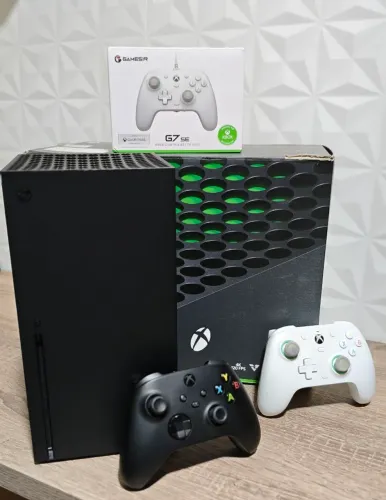 Vendo xbox séries x semi novo 2 controles ou troco em pc