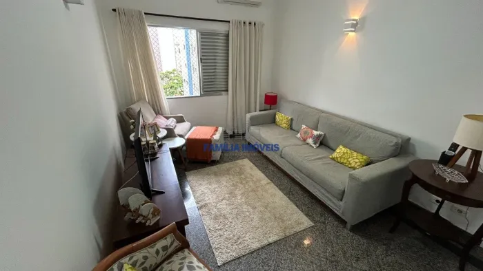 Apartamento à venda 2 quartos mobiliado na praia Gonzaga Santos/SP