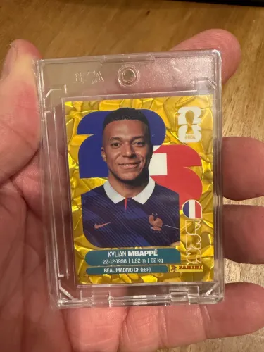 Mbappé Ouro Coleção Original Panini EUA Copa do Mundo 2026 Edição Limitada