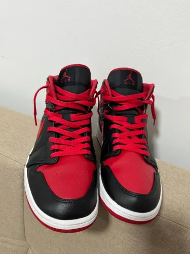 Tênis Air Jordan 1 Mid Banned 44 BR - Usado