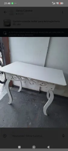 Mesa MDF decoração
