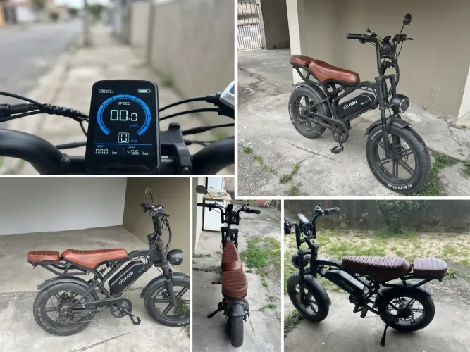 Bike elétrica V20 Brake Pro INOW (Modelo 2025) - 750W