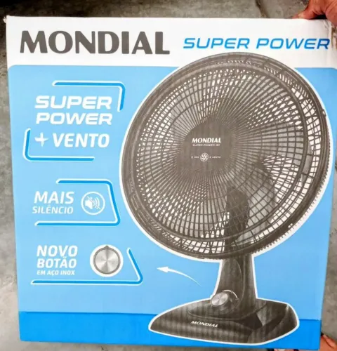 Ventilador mundial Super Power 40cm Lacrado com nota + Garantia.