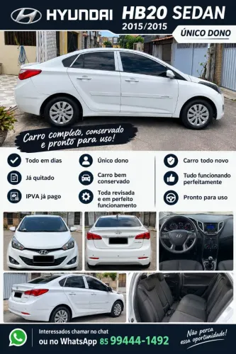 Hyundai HB20S C.plus/c.style1.0 Flex 12V Mec. 4P 2015