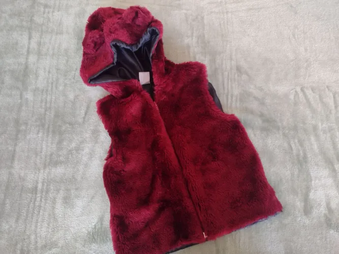 Colete de frio infantil bebê menina blusa