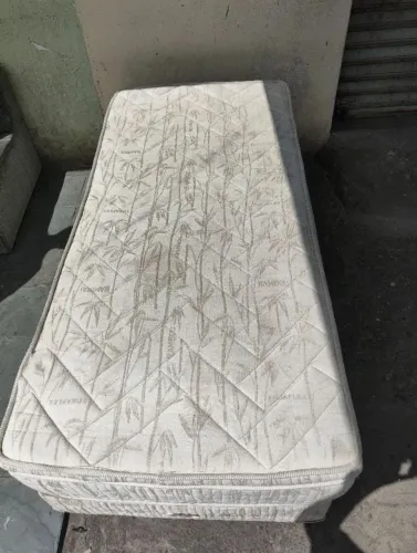 CAMA BOX DE SOLTEIRO COMPLETO ( BASE+COLCHÃO)