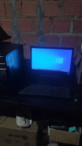 Computador Completo com SSD 120GB (PC + Monitor + Teclado e Mouse)