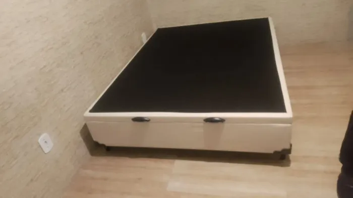 Cama bau casal nova