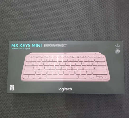 Teclado sem fio Logitech MX Keys Mini, Rosa