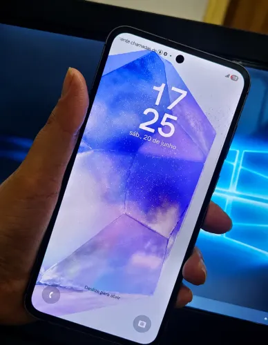 Samsung Galaxy A55 5g Dual Sim 256 Gb Azul Escuro 8 Gb Ram (Usado)
