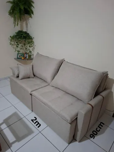 Sofá cama retrátil