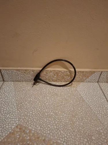 Cadeado para bicicleta com cabo de aço 