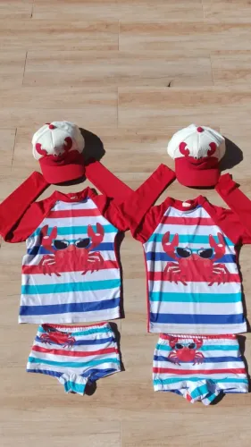 Kit Conjunto de Praia Infantil Menino 