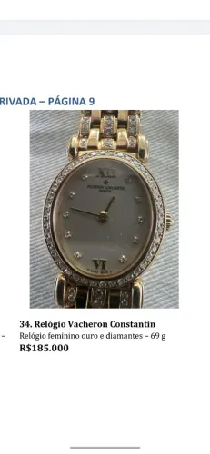 Relógio Vacheron Constantin