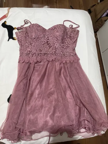 Vestido social Lavanda Rosado ou Mauve